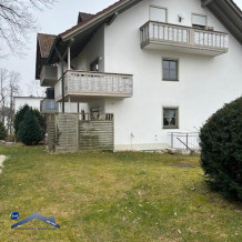 Hausansicht Blick Balkon